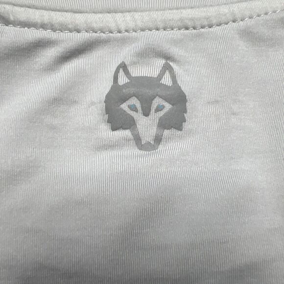 Greyson Guide Sport Mens Large Gray Short Sleeve Performance T Shirt Center Logo - Picture 8 of 8